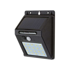 RÁBALUX Ostrava,kültéri lámpa napelem,LED1,3W,fekete,érzékelő kültéri világítás