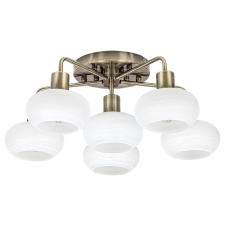 RÁBALUX Rábalux 3918 Sorina,mennyezeti lámpa E14 6x MAX40W,ant.bronz világítás