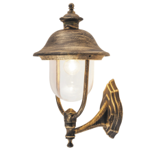 RÁBALUX Rábalux 8697 NEWYORK kültéri fali lámpa antik arany színben, E27 foglalattal, IP44 védettséggel ( Rábalux 8697 ) kültéri világítás
