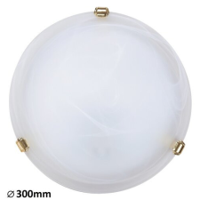 RÁBALUX Rábalux Alabastro fehér alabástrom üveg mennyezeti lámpa 1xE27 (3201) világítás
