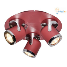 RÁBALUX Rábalux April Spotlámpa GU10 3X MAX 5W IP20 piros RAB5039 világítás