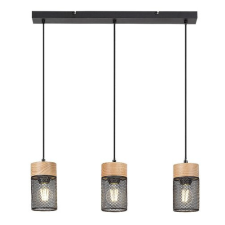 RÁBALUX Rábalux Callum bükk-fekete függesztett lámpa (RAB-72043) E27 3 izzós IP20 világítás