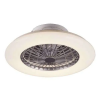 RÁBALUX Rábalux Dalfon ezüst ventilátoros mennyezeti LED lámpa távirányítóval (6859)
