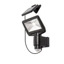 RÁBALUX Rábalux Dojran fekete napelemes lámpa (77021) kültéri világítás