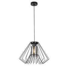 RÁBALUX Rábalux Emerencia fekete függesztett lámpa (RAB-72372) E27 1 izzós IP20 világítás