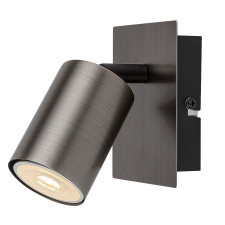RÁBALUX Rábalux Gerhard acélszürke fali spotlámpa (RAB-73071) GU10 1 izzós IP20 világítás