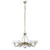 RÁBALUX Rábalux Marlene bronz-fehér alabástrom csillár (RAB-8546) E14+E27 8 izzós IP20