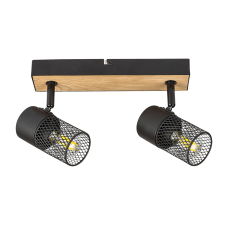 Rabalux Rábalux Metta beltéri Spotlámpa tölgy E14 2x MAX 40W IP20 világítás
