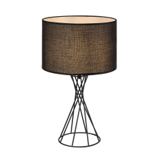 RÁBALUX Rábalux Nivra fekete asztali lámpa (RAB-74082) E27 1 izzós IP20 világítás