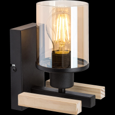 RÁBALUX RABALUX NIYLAH FALI LÁMPA E27 25W IP20 15,5X20CM FA-FEKETE világítás