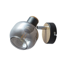 RÁBALUX Rábalux Salazar fekete-füstszínű spot falikar (RAB-5397) E14 1 izzós IP20 világítás