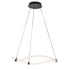 RÁBALUX Rábalux Serena fekete LED függesztett lámpa (RAB-72253) LED 1 izzós IP20 világítás