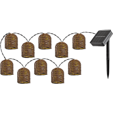 RÁBALUX Rupit LED kültéri napelemes dekor lámpa, 0,6W, fekete (77047) kültéri világítás