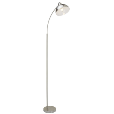 Rábalux Zrt. Állólámpa, króm, 158 cm - Daron Rábalux 5241, talpkapcsoló, 1xE27 foglalattal világítás