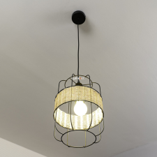 Rábalux Zrt. Natúr stílusú függesztett lámpa, 22 cm (Indiana) világítás