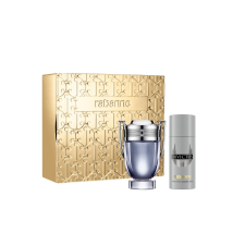 Rabanne Invictus Eau De Toilette + Deo Spray Szett 1 ct kozmetikai ajándékcsomag