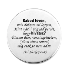  Rabod lévén, más dolgom mi legyen... kitűző kitűző