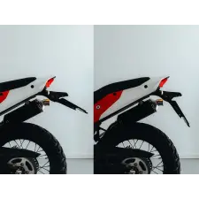 Racetech Rendszámtábla tartó - fekete RACETECH  Vázak, idomok, kiegészítők Rendszámtábla tartók egyéb motorkerékpár alkatrész