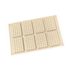  Rácsos szilikon sütőforma, 8 adagos sütés és főzés