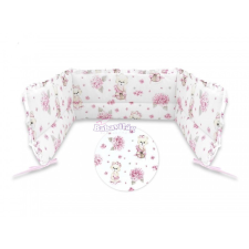 Rácsvédő 210x30cm - Balerina Maci pink babaágynemű, babapléd