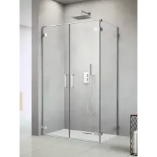 Radaway Arta DWD+S szögletes zuhanykabin 100x80 átlátszó kád, zuhanykabin