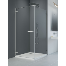 Radaway Arta KDJ I szögletes zuhanykabin 80x120 átlátszó balos kád, zuhanykabin