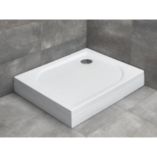 Radaway Delos D aszimmetrikus akril zuhanytálca jobbos lábbal 90x75 +szifon kád, zuhanykabin