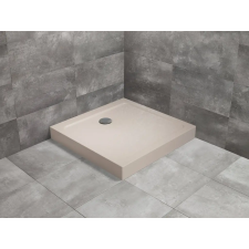 Radaway Doros Stone C szögletes beige zuhanytálca előlappal 90x90 beige, ajándék szifonnal kád, zuhanykabin