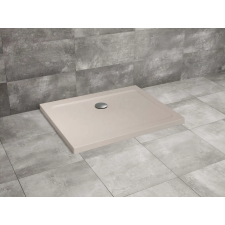 Radaway Doros Stone D szögletes lapos beige zuhanytálca 120x80 beige, ajándék szifonnal kád, zuhanykabin