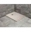 Radaway Doros Stone F szögletes lapos beige zuhanytálca 140x90 beige, ajándék szifonnal