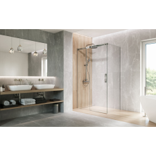 Radaway Espera Pro KDJ szögletes zuhanykabin 140x90 átlátszó jobbos kád, zuhanykabin