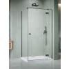 Radaway Essenza 8 Brushed GunMetal KDJ szögletes szálcsiszolt fegyvermetál zuhanykabin 120x110 átlátszó jobbos