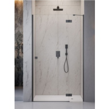 Radaway Essenza Brushed GunMetal DWJ szálcsiszolt fegyvermetál zuhanyajtó 110J kád, zuhanykabin