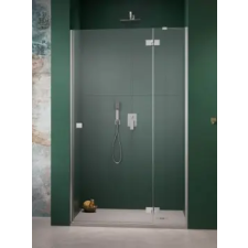 Radaway Essenza Brushed Nickel DWJ szálcsziszolt króm zuhanyajtó 130J kád, zuhanykabin