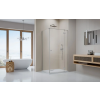 Radaway Essenza Brushed Nickel ?KDJ szögletes ?szálcsiszolt króm zuhanykabin 110x70 átlátszó jobbos