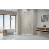 Radaway Essenza Brushed Nickel ?KDJ szögletes ?szálcsiszolt króm zuhanykabin 90x120 átlátszó jobbos