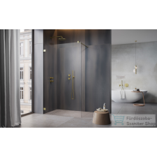Radaway Essenza Pro 110 walk-in zuhanyfal, szálcsiszolt arany (10103110-99-01) kád, zuhanykabin