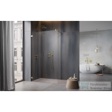 Radaway Essenza Pro 115 walk-in zuhanyfal, szálcsiszolt arany (10103115-99-01) kád, zuhanykabin