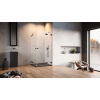 Radaway Essenza Pro Black KDD szögletes fekete zuhanykabin 100x90 átlátszó
