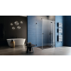 Radaway Essenza Pro Black KDJ szögletes fekete zuhanykabin 80x70 átlátszó jobbos