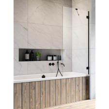 Radaway Essenza Pro Black PNJ II 100 kádparaván 10101100-54-01 kád, zuhanykabin