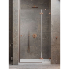 Radaway Essenza Pro Brushed Copper DWJ szálcsiszolt réz zuhanyajtó 110B kád, zuhanykabin