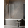 Radaway Essenza Pro Brushed Copper PND II szálcsiszolt réz kádparaván 110 átlátszó jobbos