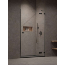 Radaway Essenza Pro Brushed GunMetal DWJ szálcsiszolt fegyvermetál zuhanyajtó 130J kád, zuhanykabin