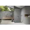 Radaway Essenza Pro Brushed Nickel Walk-in szálcsiszolt króm zuhanyfal 160 átlátszó