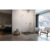 Radaway Essenza Pro Gold KDD szögletes arany zuhanykabin 100x90 átlátszó