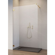 Radaway Essenza Pro Gold Walk-in arany zuhanyfal 120 kád, zuhanykabin