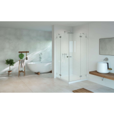 Radaway Essenza Pro KDD szögletes zuhanykabin 80x90 átlátszó kád, zuhanykabin