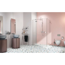 Radaway Essenza Pro KDJ szögletes zuhanykabin 90x100 átlátszó balos kád, zuhanykabin