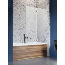 Radaway Essenza Pro PND II kádparaván 110 átlátszó balos kád, zuhanykabin